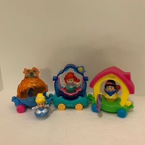 Disney Princess (3) Floats-Cinderella, Snow White, & Ariel